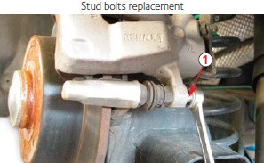 Stud bolts replacement